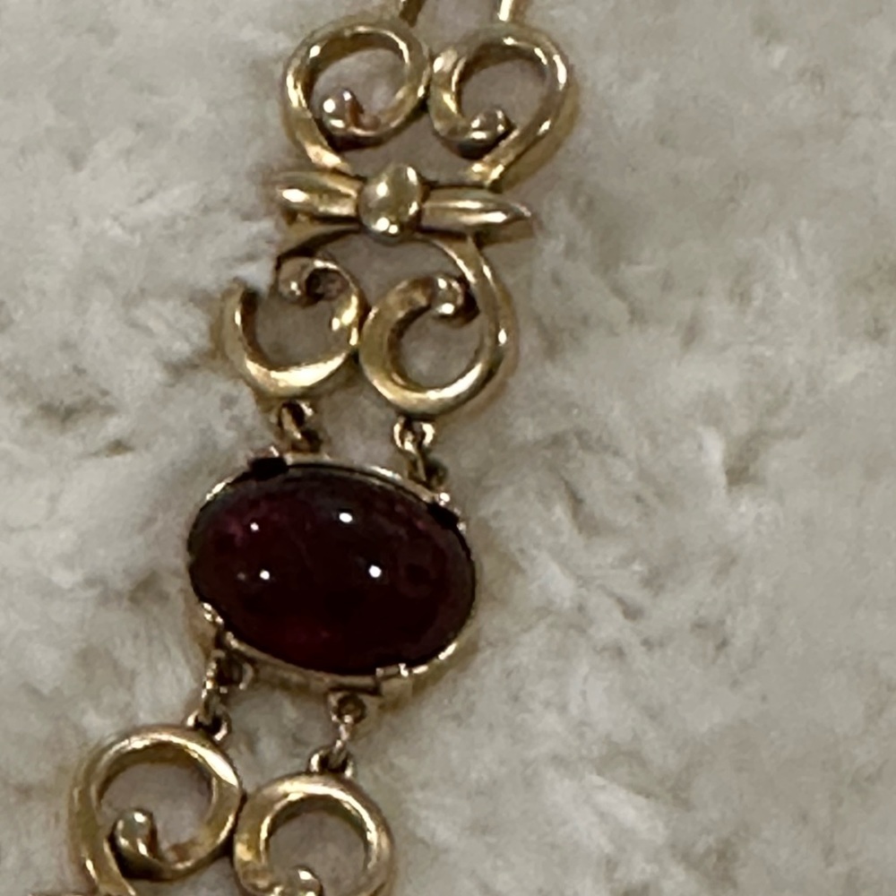Vintage Swarovski SAL Signed Fleur- de- lis Gold Tone - Picture 4 of 16